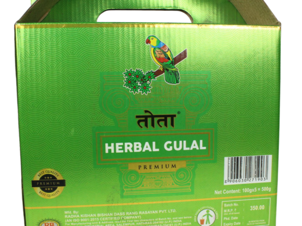 TOTA Herbal Gulal | Pack of 5 (100gms each)