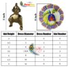 Laddu Gopal Dress Size Chart